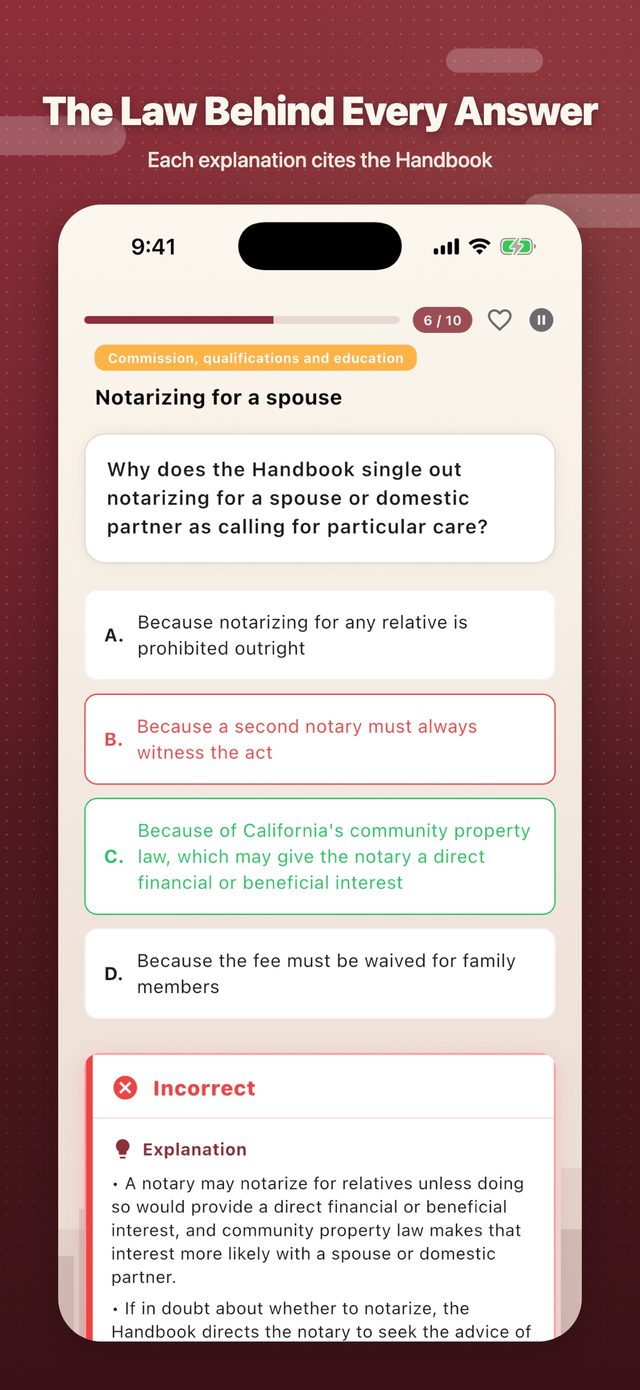 PrepLicense: CA Notary screenshot 3