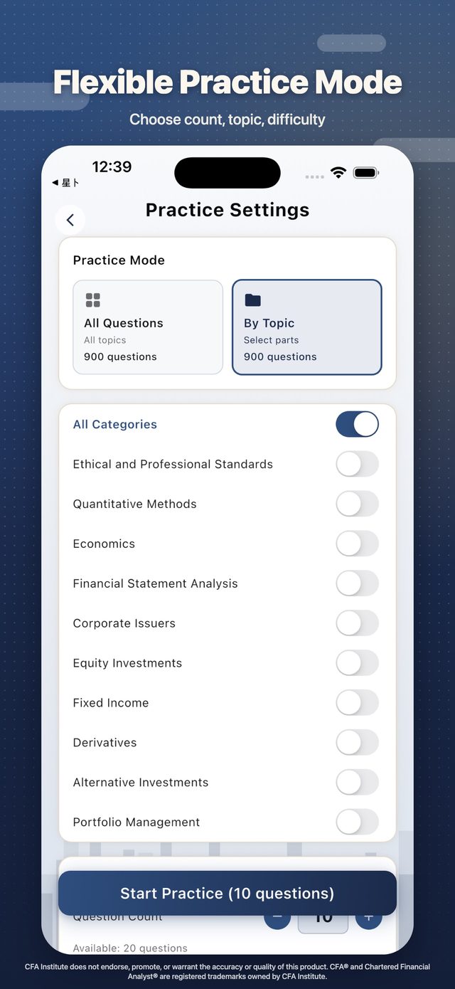 PrepLicense: CFA® Exam Prep screenshot 2