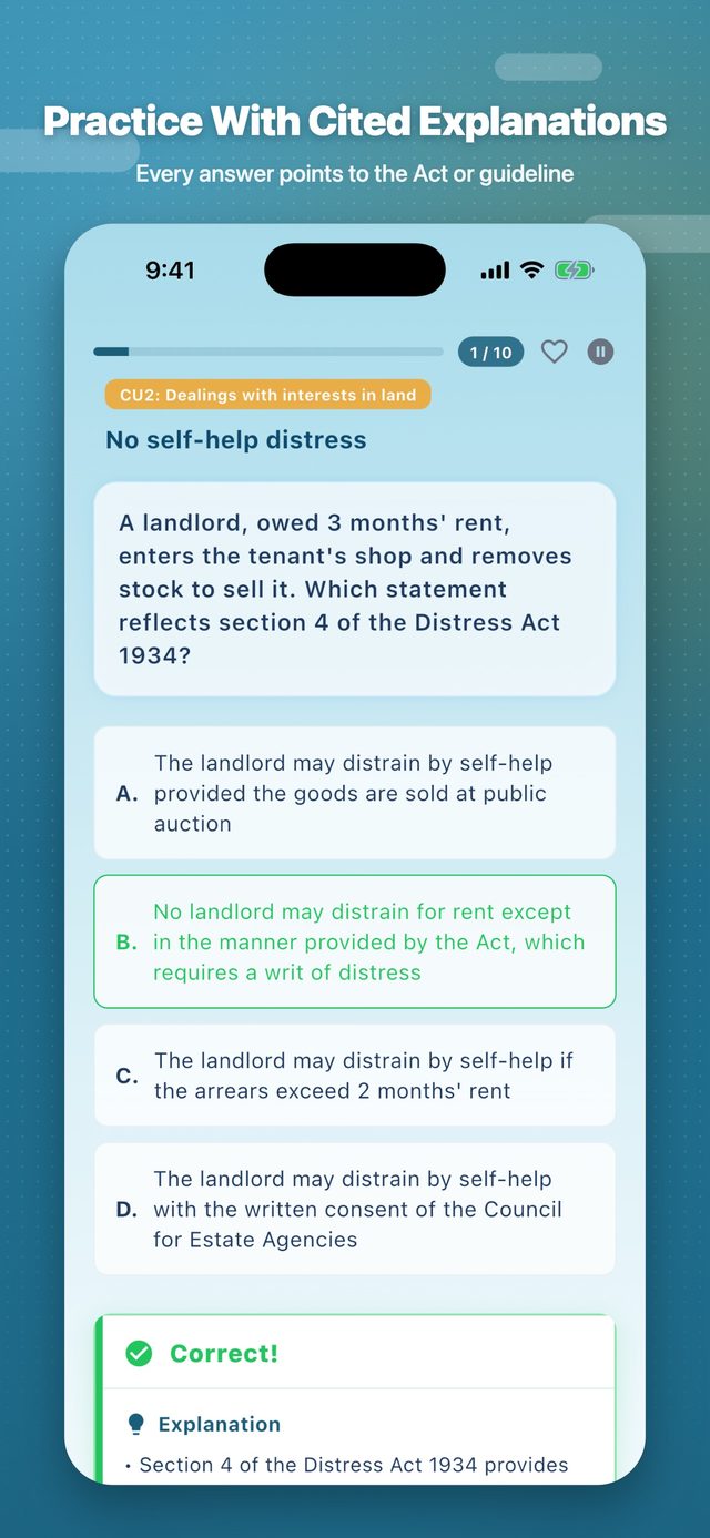 PrepLicense: SG Real Estate screenshot 2